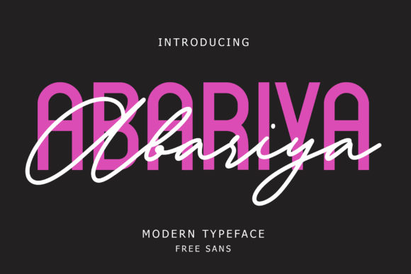 Abariya Font: A Stylish Typeface for Your Brand
