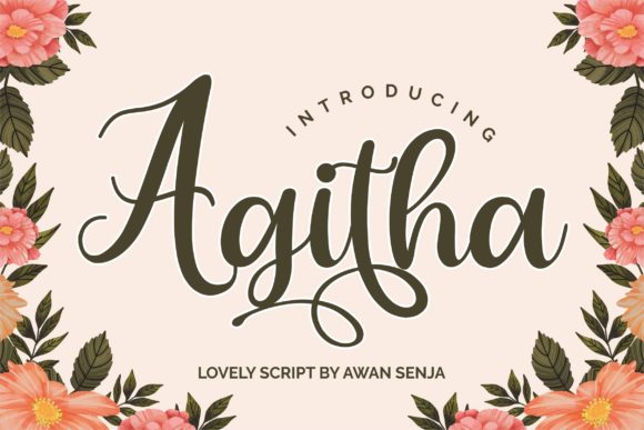 Agitha: A Handwritten Typeface That Breathes Life into Branding