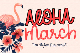 Aloha March Font Review: A Bold Choice for Campaign Designers