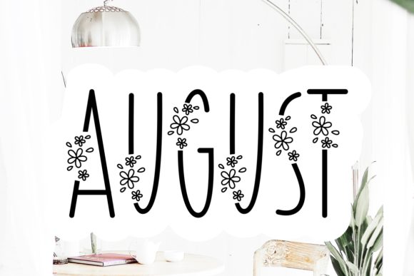 August Font: A Creative Typeface for Digital Design