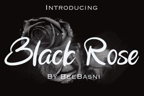Black Rose Font: A Handwritten Typeface for Editorial Elegance