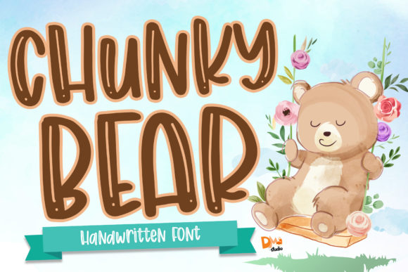 Chunky Bear Font: A Playful Display Typeface for Digital Design