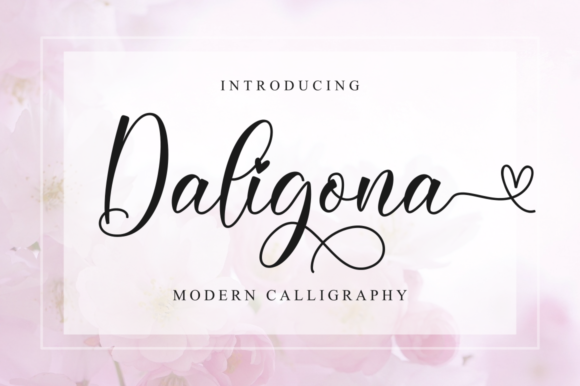Daligona: A Script Font That Elevates Editorial Design