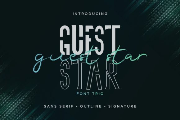 Guest Star Font: A Premium Typeface for Editorial Design