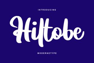 Hiltobe: A Playful Script Font