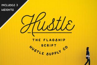 Hustle Font: A Modern Script for Craft Creators