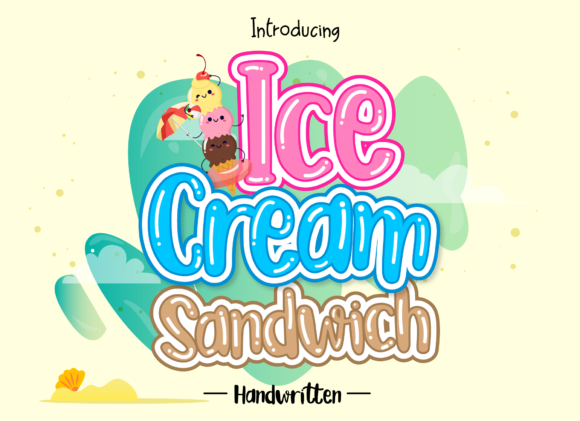 Ice Cream Sandwich: A Playful Typeface for Modern Design