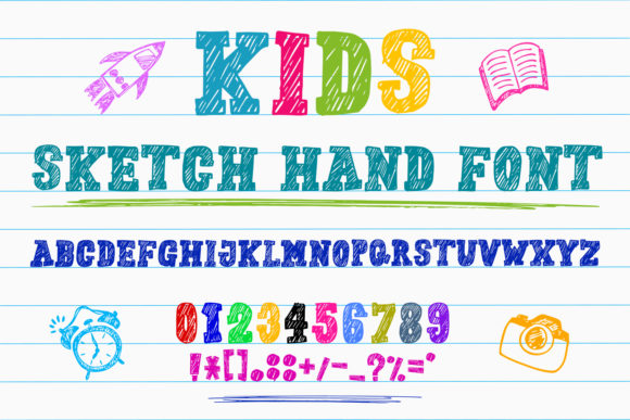 Kids Sketch Hand: A Handwritten Font for Business with Heart