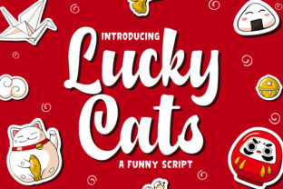 Lucky Cats: A Fun Script Font for Creative Campaigns
