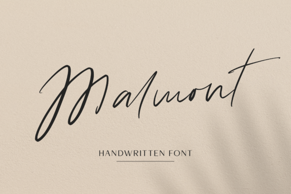 Malmont: A Script Font with Heart and Versatility