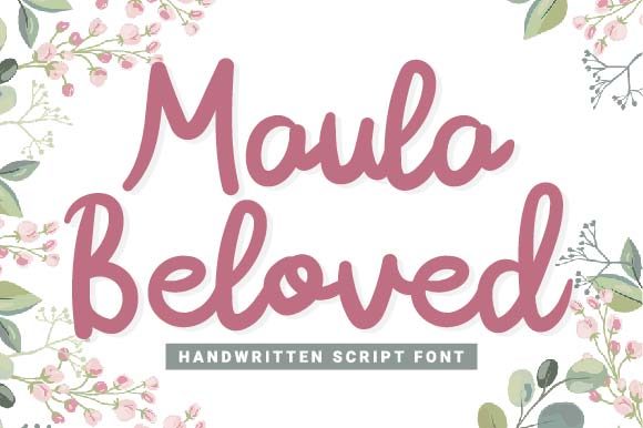 Maula Beloved: A Font for Creative Campaigns