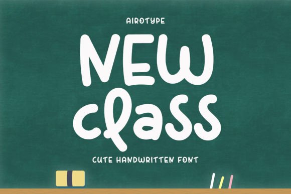 New Class Font: A Playful Typeface for Captivating Campaigns