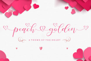 Peach Golden: A Handwritten Typeface for Editorial Elegance