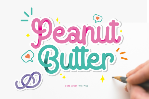 Peanut Butter: A Playful Handwritten Font for Editorial Design