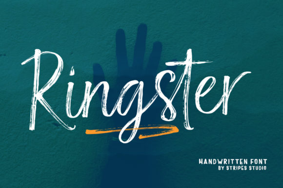 Ringster: A Handwritten Typeface for Editorial Elegance