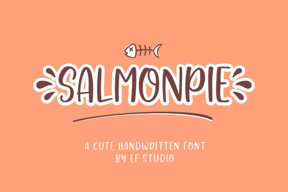 Salmonpie: A Handwritten Typeface with Editorial Charm