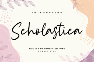 Scholastica Font: A Timeless Handwritten Typeface for Editorial Design