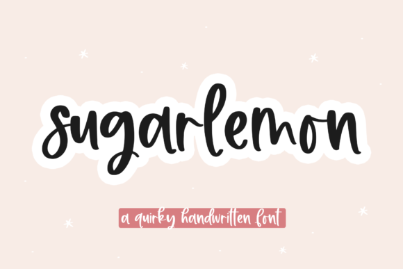 Sugarlemon: A Handwritten Font for Memorable Marketing