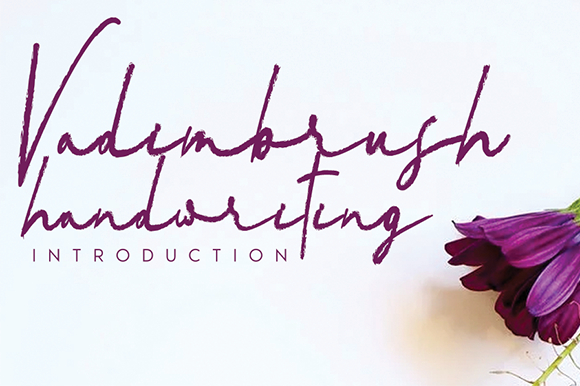Vadimbrush Handwriting: A Typeface That Elevates Your Campaign