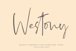 Westony Font: Stylish Script for Creative Projects