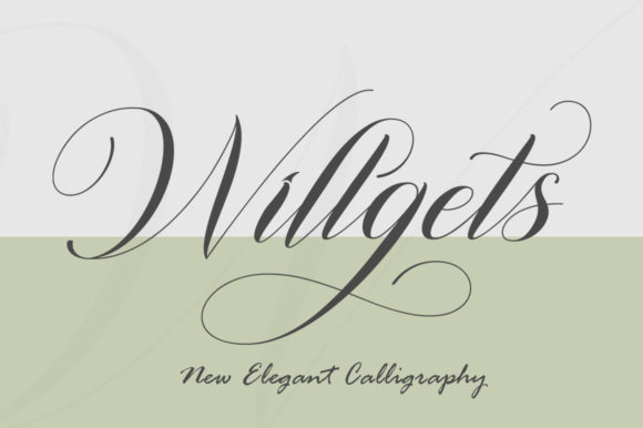 Willgets: A Designer’s Take on a Creative Script Font